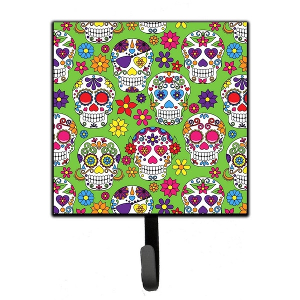 Carolines Treasures Day of the Dead Green Leash or Key Holder BB5117SH4 - main